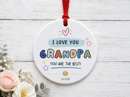 Personalized Ornament for Grandpa