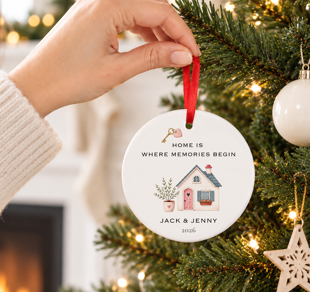 Personalized Ornament for New Home