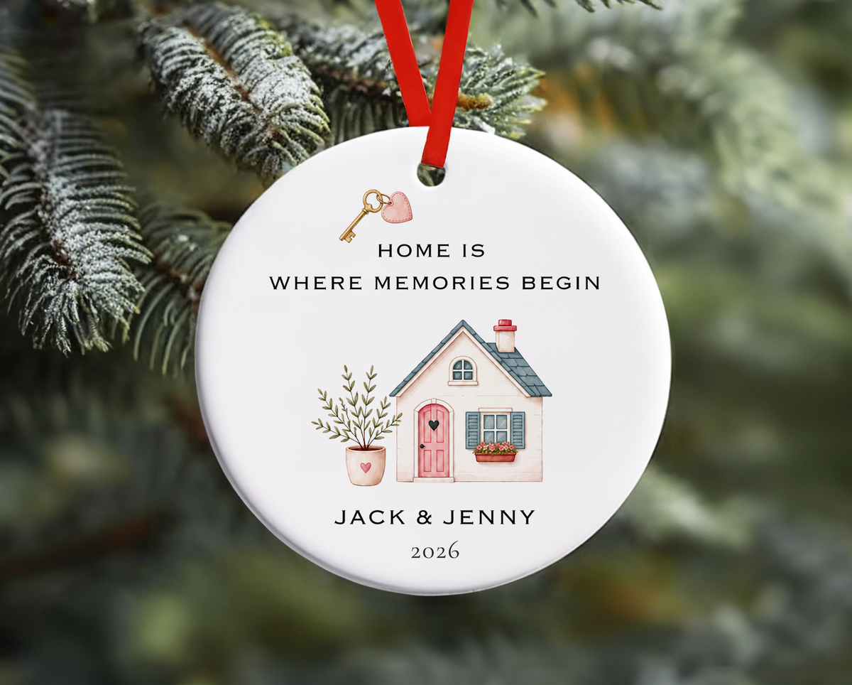 Personalized Ornament for New Home