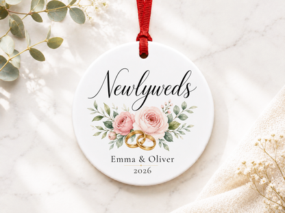 Personalized Ornament for Newlyweds