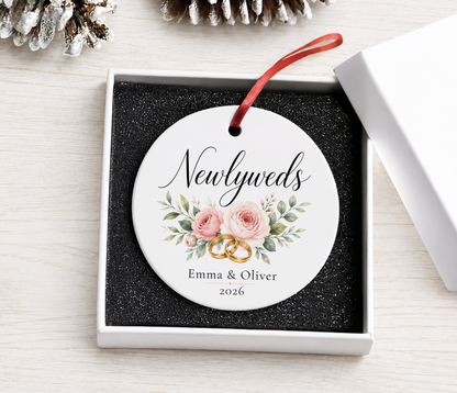 Personalized Ornament for Newlyweds