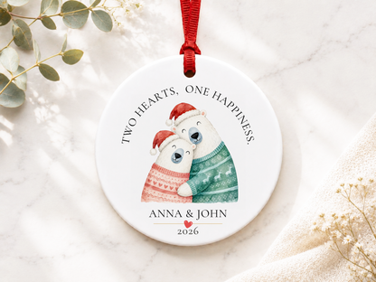Personalized Ornament for Couple