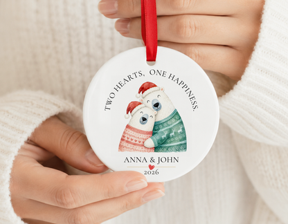 Personalized Ornament for Couple