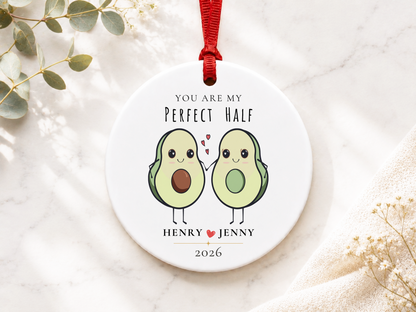 Personalized Ornament for Couple