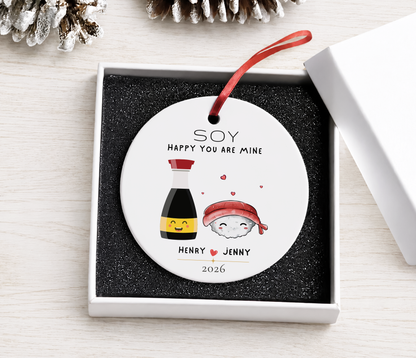Personalized Ornament for Couple