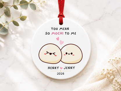 Personalized Ornament for Couple