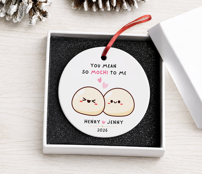 Personalized Ornament for Couple