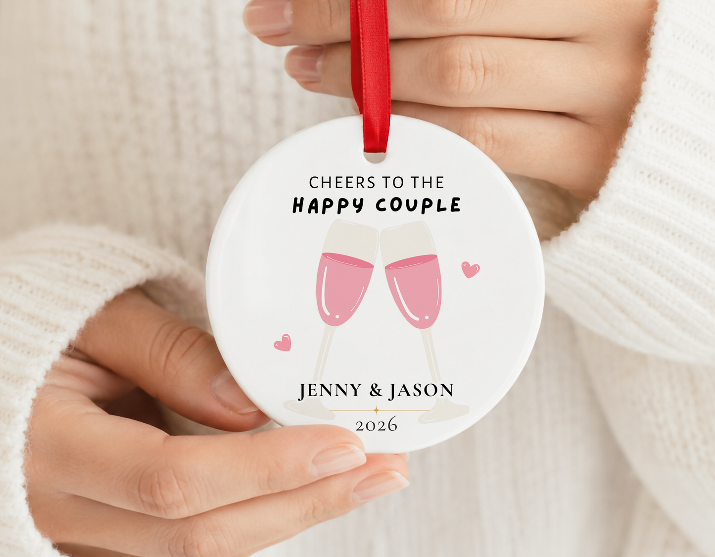 Personalized Ornament for Couple