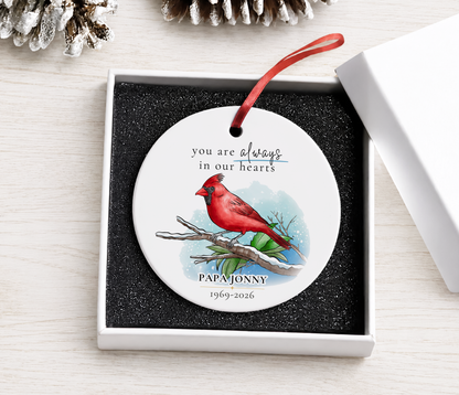 Personalized Ornament for Remembrance