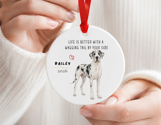 Personalized Great Dan Ornament