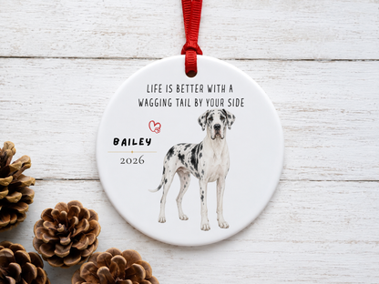 Personalized Great Dan Ornament