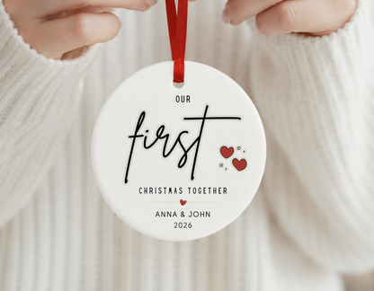 Personalized Ornament, First Christmas Together