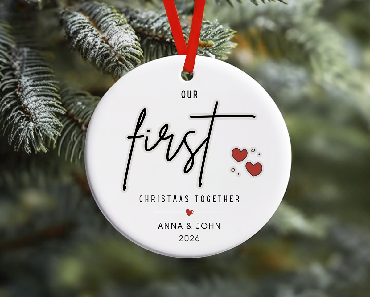 Personalized Ornament, First Christmas Together
