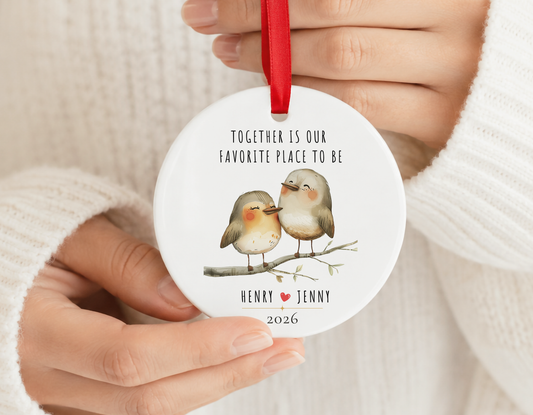 Personalized Ornament for Couple