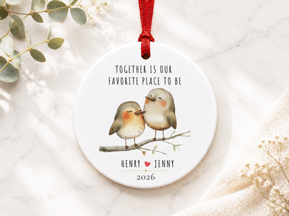 Personalized Ornament for Couple