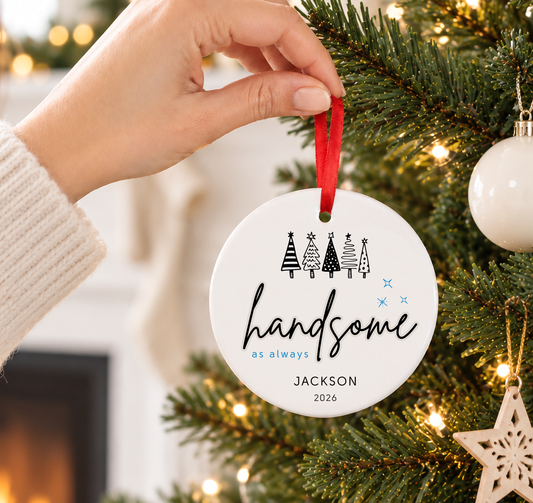 Personalized Ornament for Him