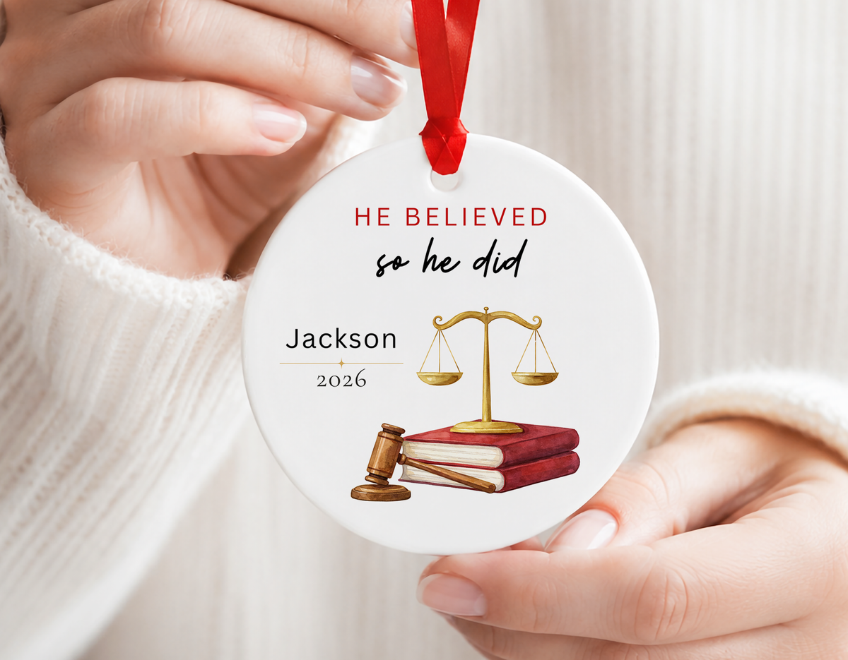 Personalized Ornament for Attorneys