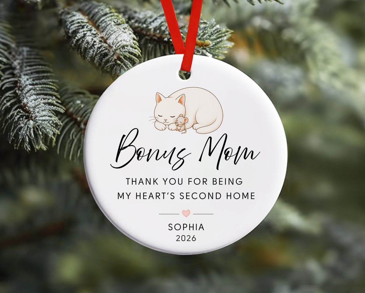 Personalized Ornament for Stepmom, Godmother