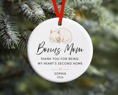 Personalized Ornament for Stepmom, Godmother
