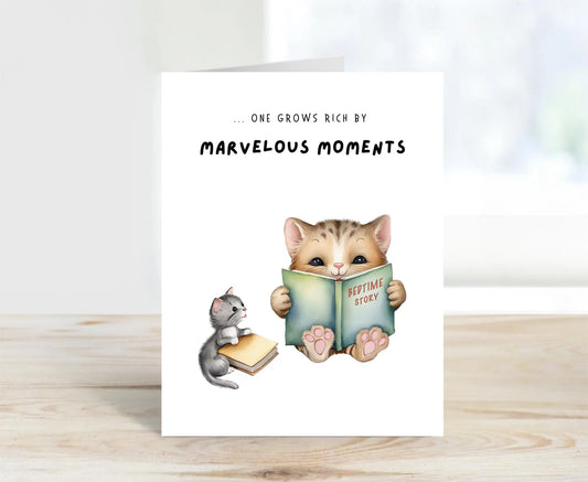 Happy Birthday Card - Marvelous Moments