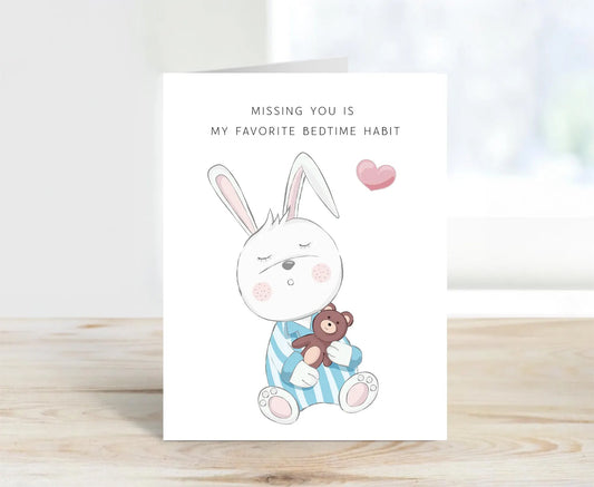 I Miss You Card