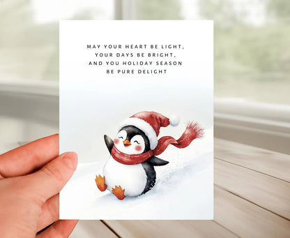 Penguin Snowy Christmas
