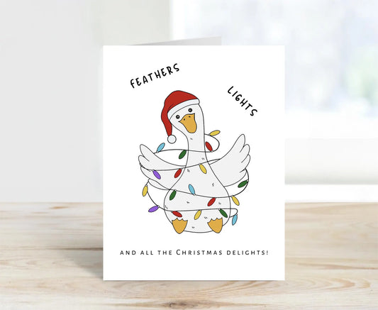 Silly Goose Holiday Card
