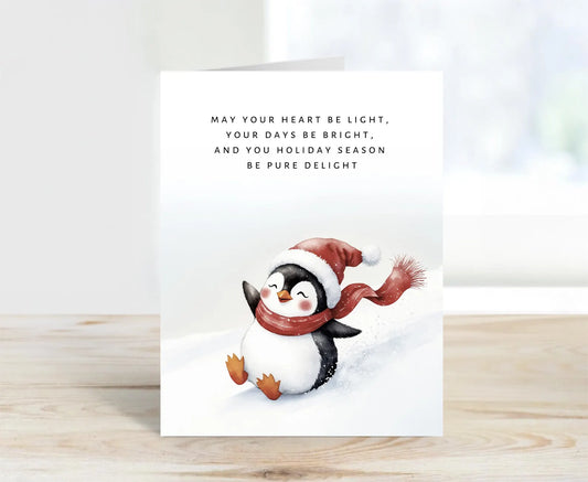 Penguin Snowy Christmas