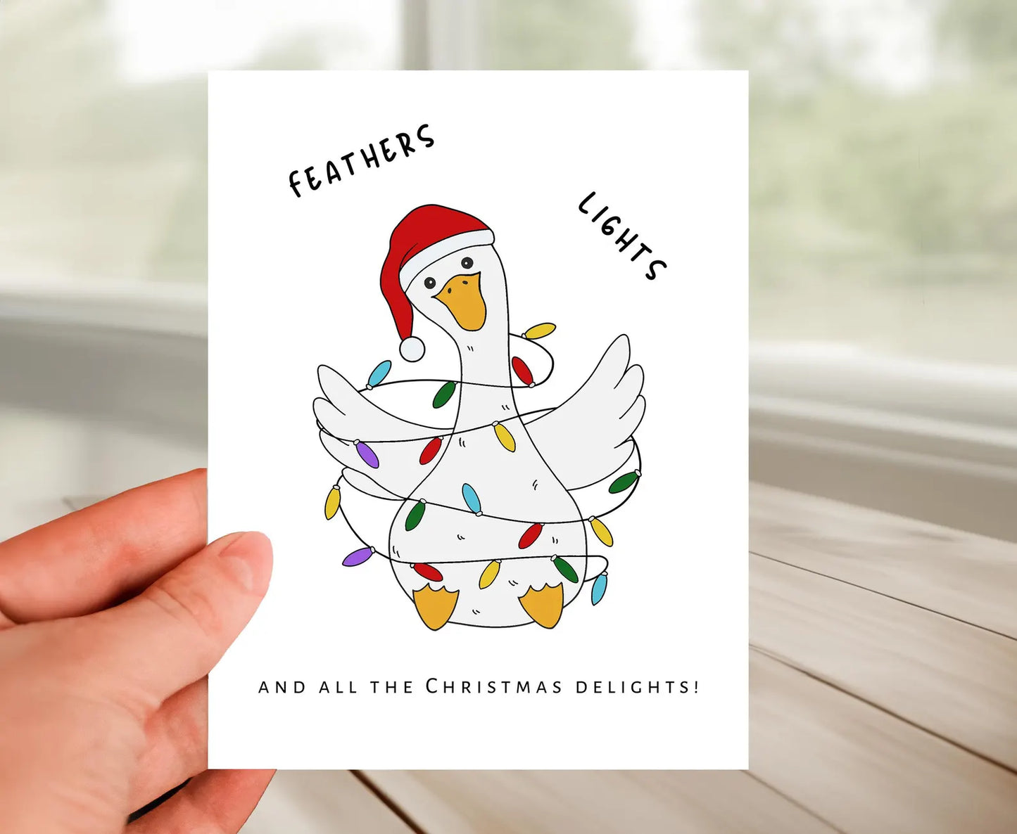 Silly Goose Holiday Card