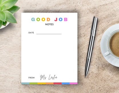 Personalized Teacher Notepad