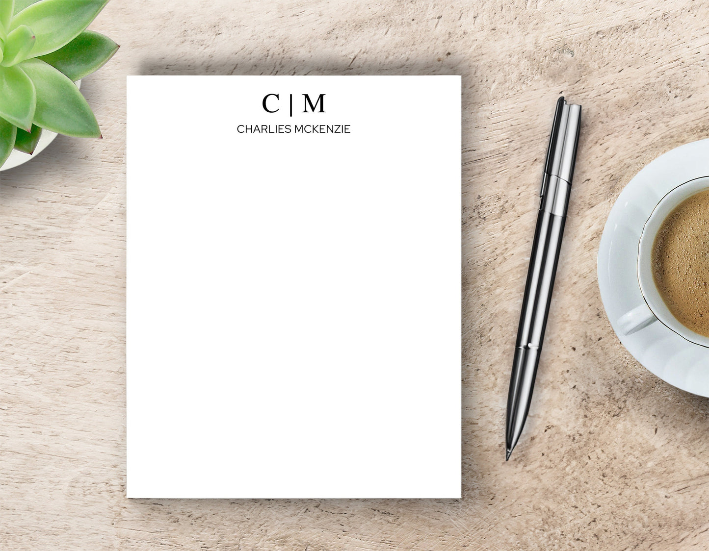 Personalized Notepad - Custom Stationery Gift