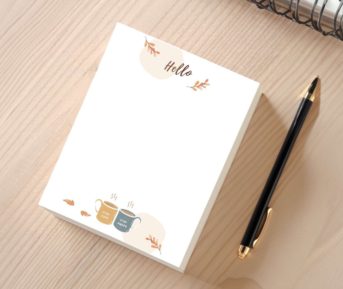 Notepad - Stay Cozy, Stay Happy