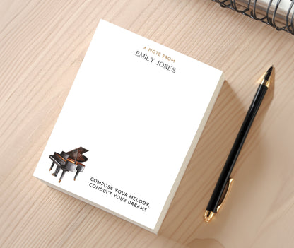 Personalized Notepad for Piano Player