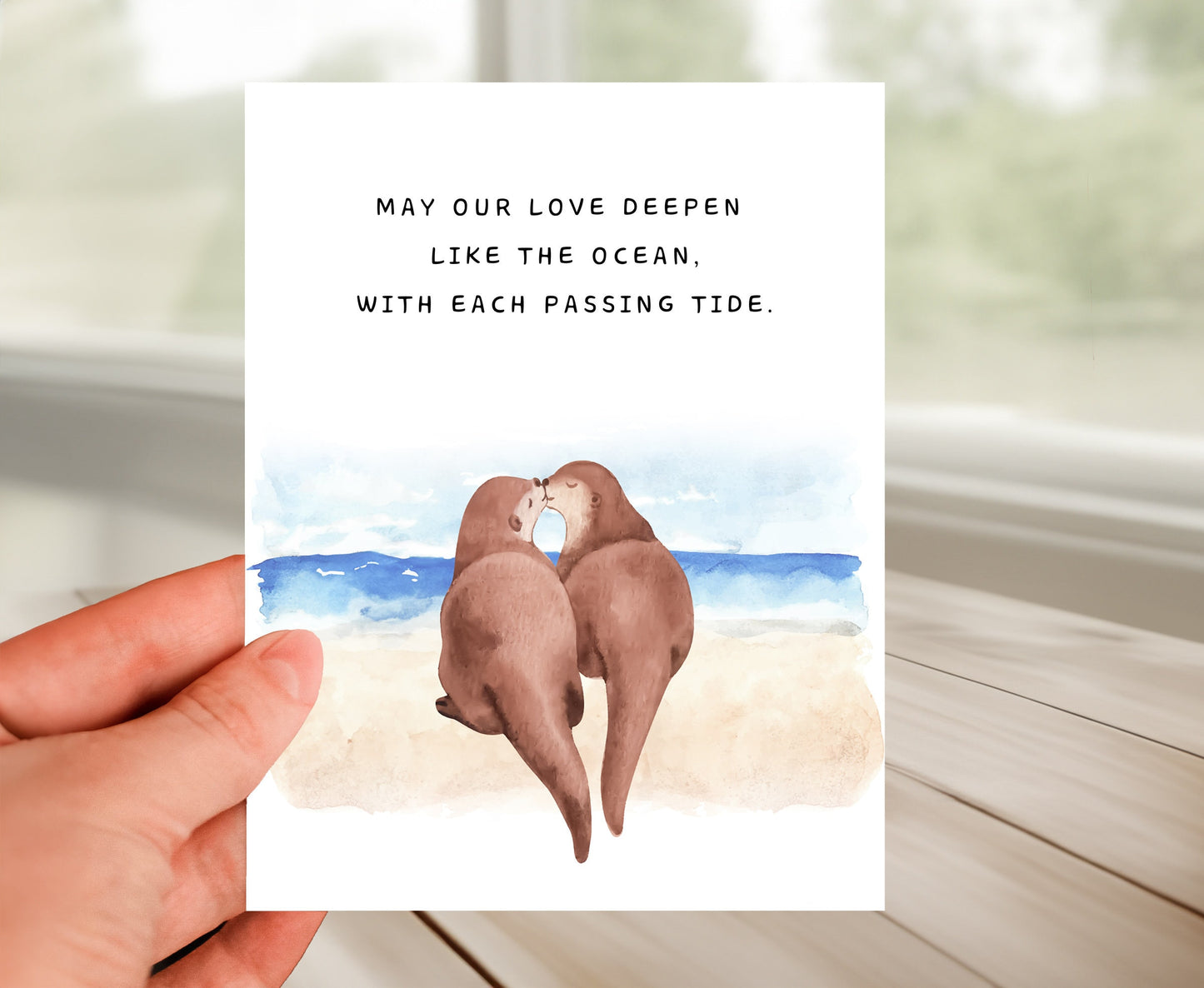 Relationship Card - Love Deepen Like The Ocean