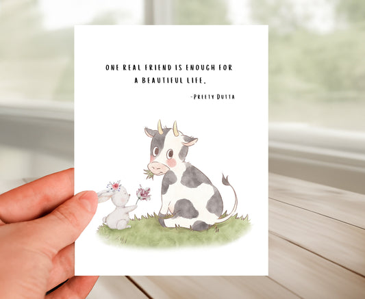 Friendship Card - One Real Friend