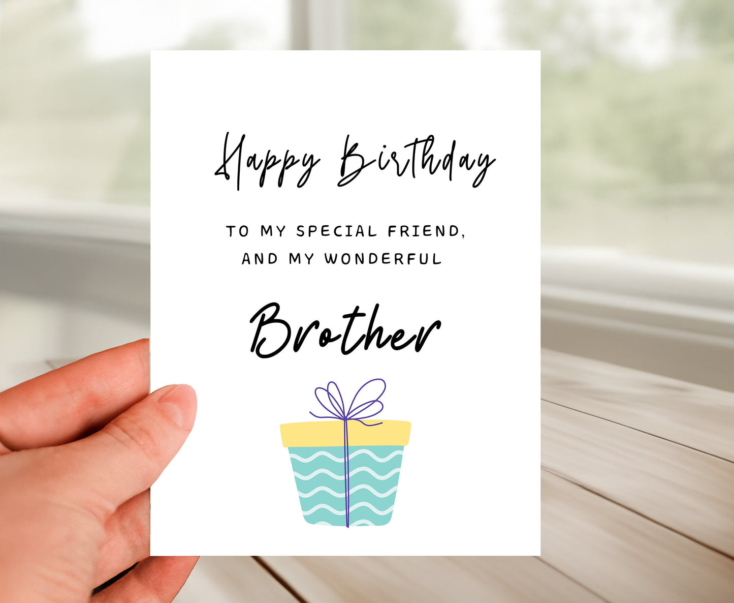 Happy Birthday Card To Brother