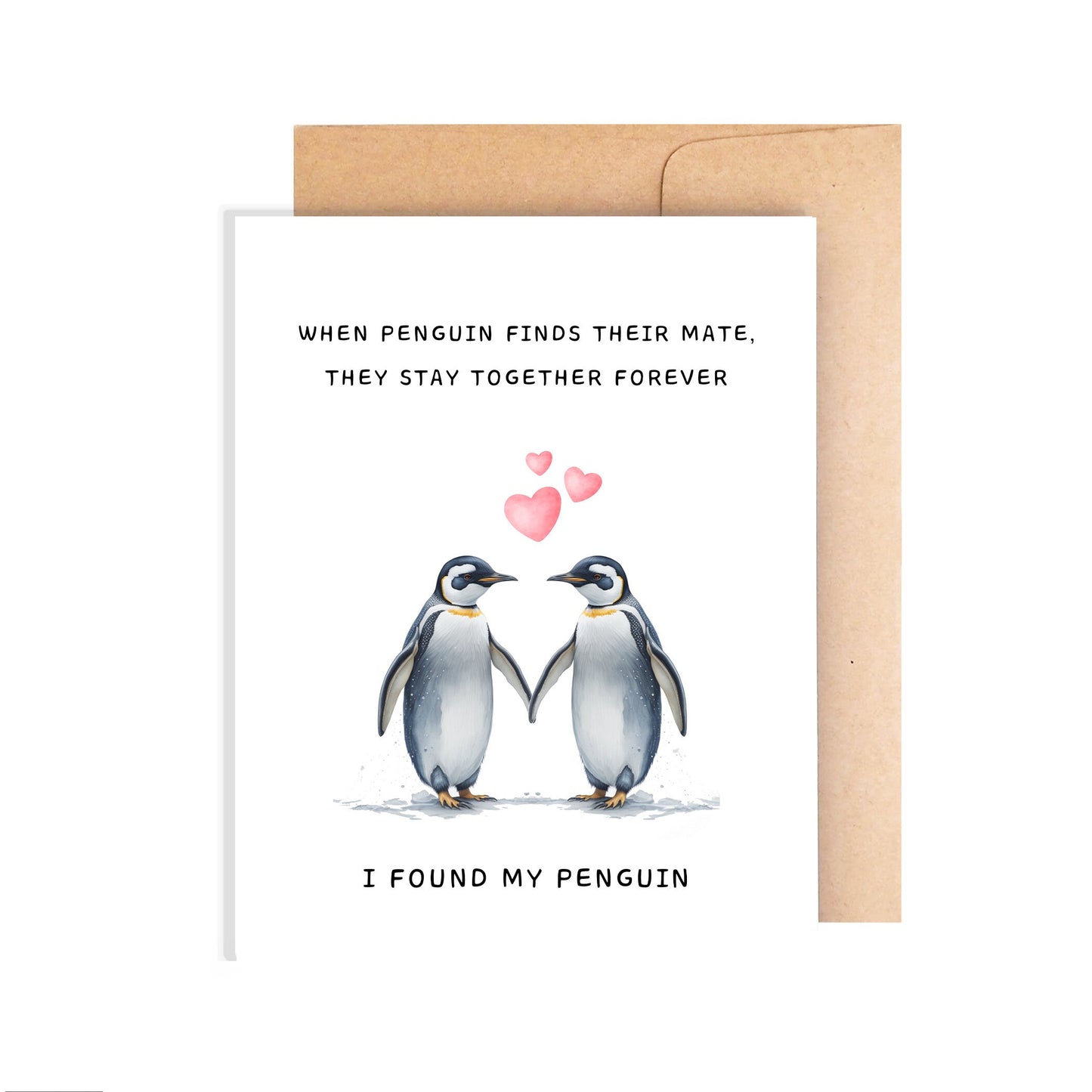 Relationship Card - When Penguin Finds Their Mate