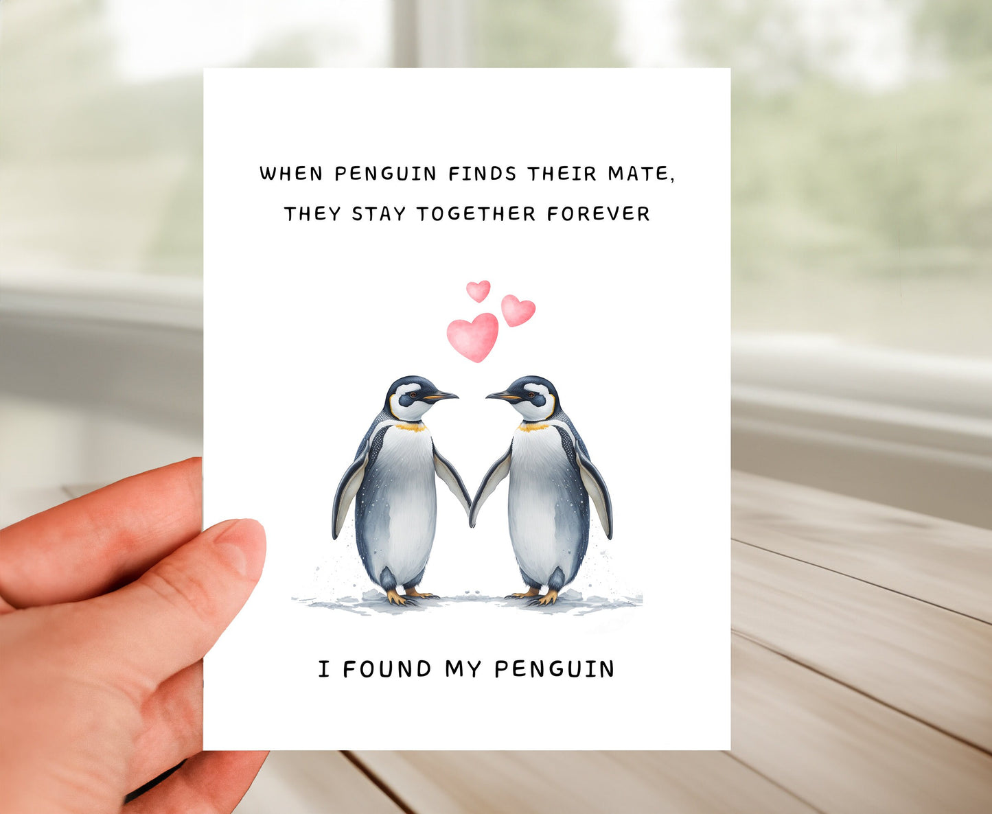 Relationship Card - When Penguin Finds Their Mate