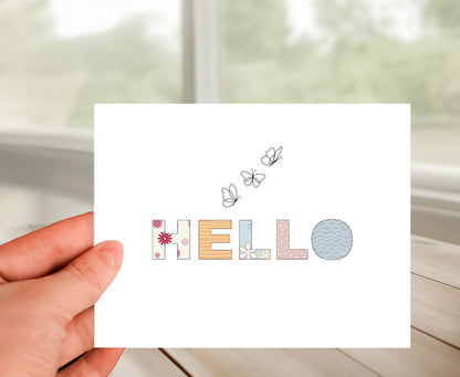 Friendship Card - HELLO
