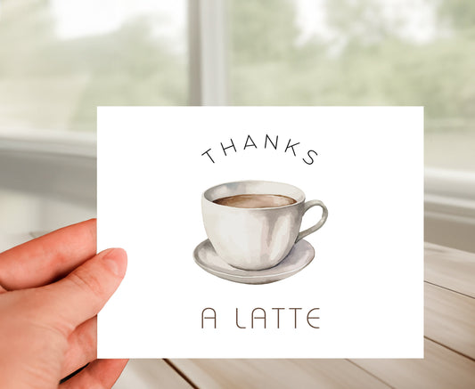 Thank You Card - Thanks A Lot