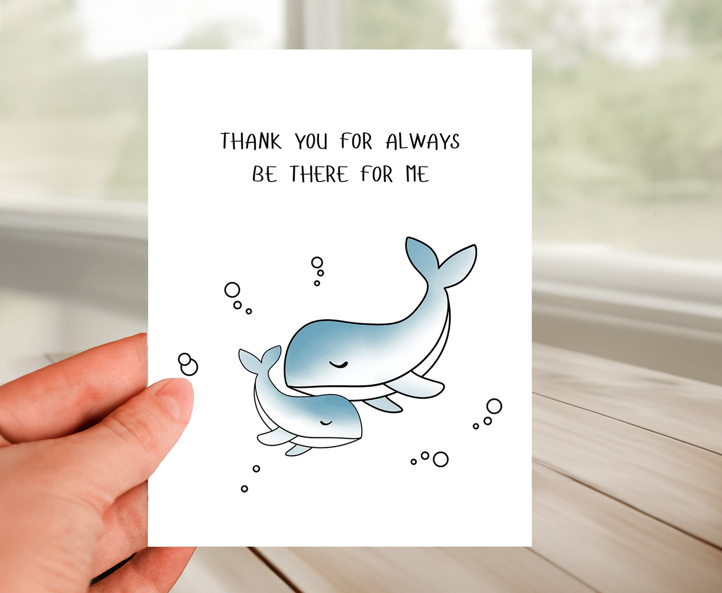 Thank You Greeting Card - Alway Be There For Me
