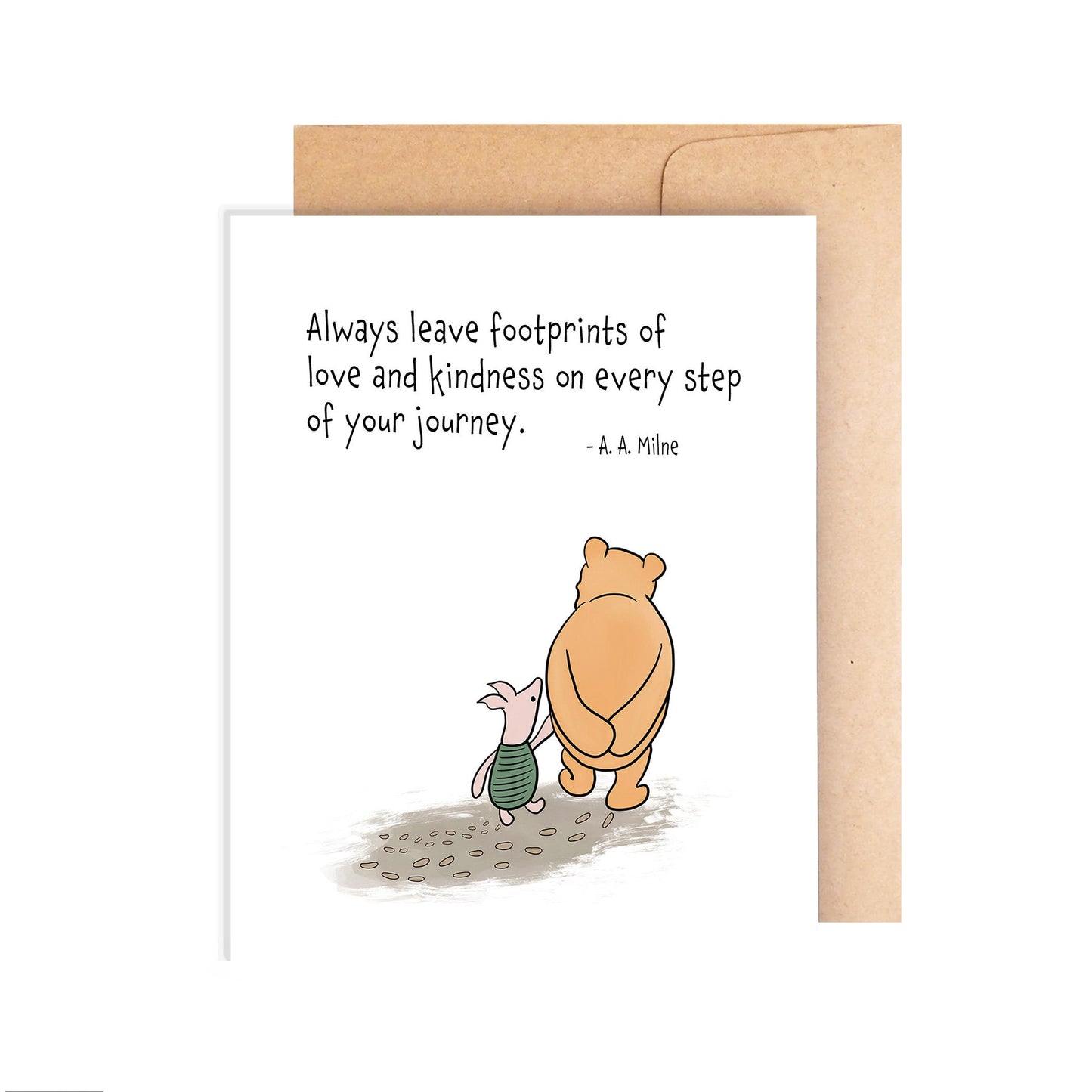 Inspirational Card -  Classic Winnie the Pooh