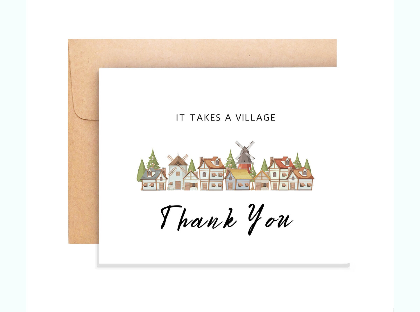 Appreciation Card - It Takes A Village