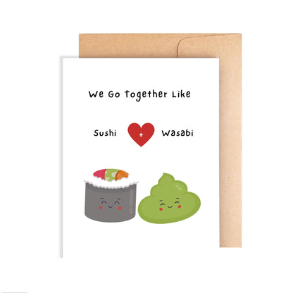Relationship Card - Like Sushi And Wasabi