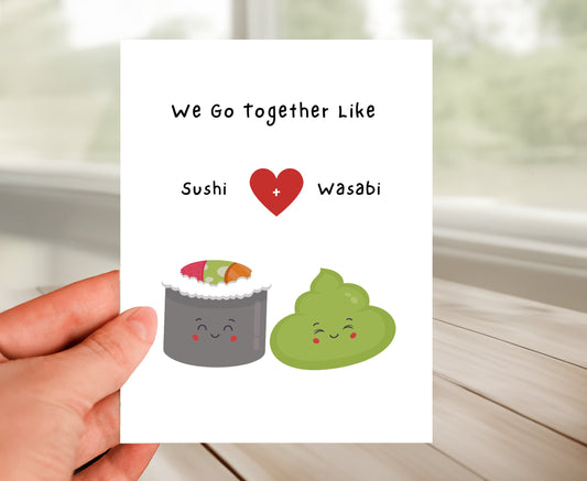 Relationship Card - Like Sushi And Wasabi