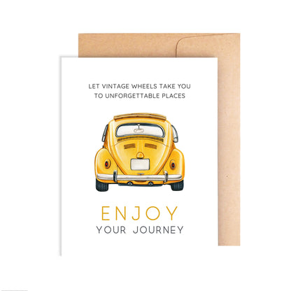 Happy Retirement Card - Enjoy Retirement Journey