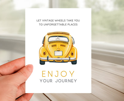 Happy Retirement Card - Enjoy Retirement Journey