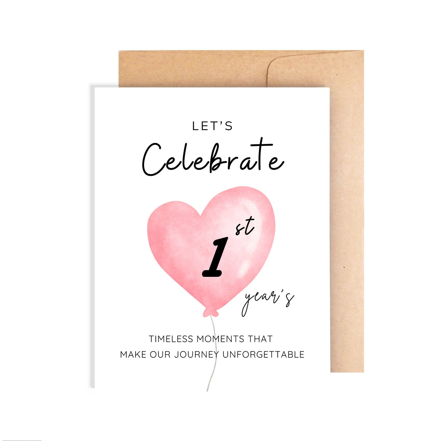 Personalized Anniversary Greeting Card