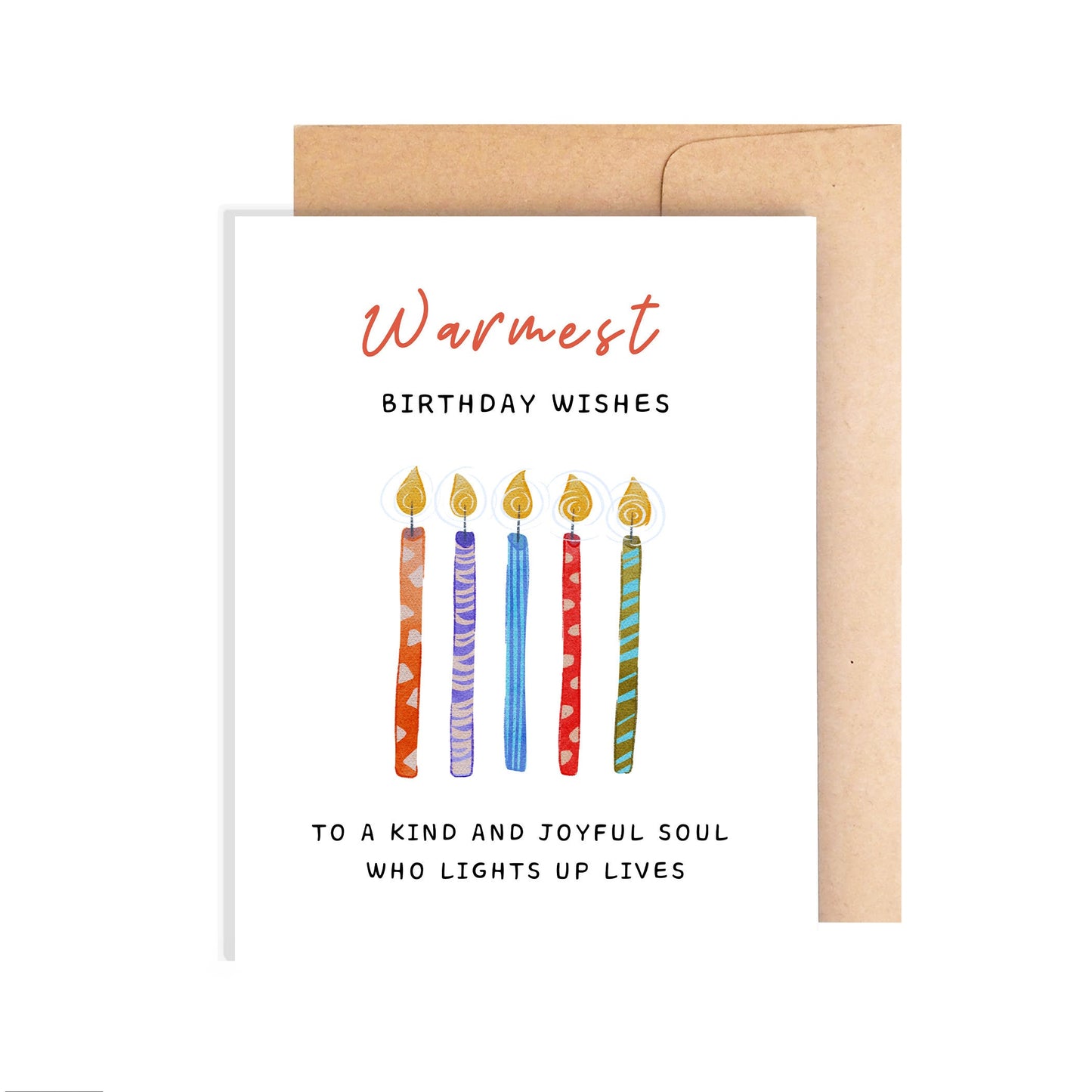 Happy Birthday Card - A Kind And Joyful Soul