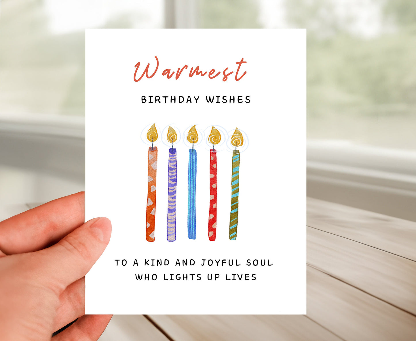 Happy Birthday Card - A Kind And Joyful Soul